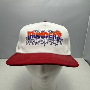 Vtg Pontiac GMC Thunder Evansville IN Promo Cap Auto Dealership Hat Size OS
